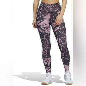 Adidas Women’s Opt Flower 7/8 Leggings Size S